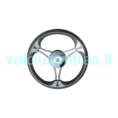 Nerūdijančio plieno vairas 350 mm 